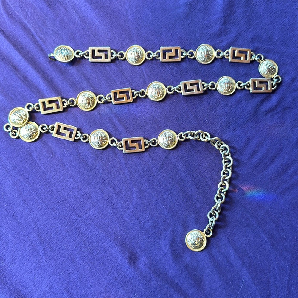Vintage Versace chain belt